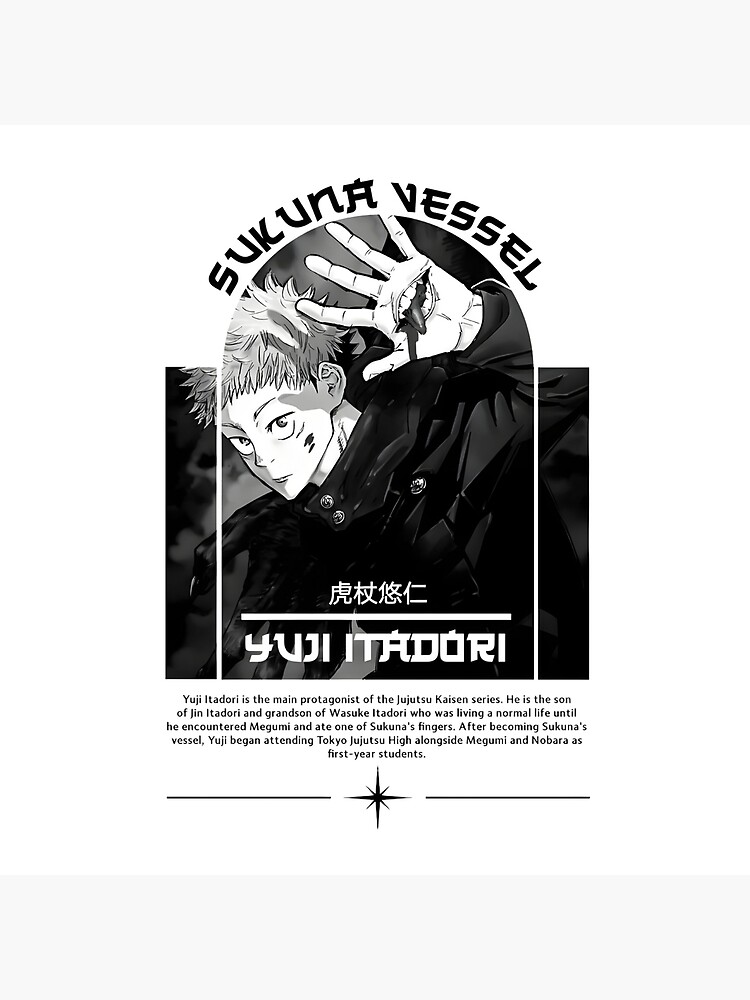Copy Of Itadori The Cursed Boy Throw Pillow - Image 2