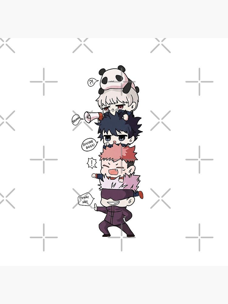 Chibis Stacked Tapestry - Image 2