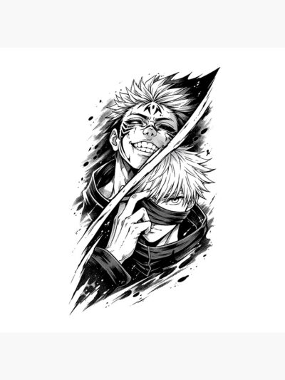 Alternative view of Gojo Ft Sukuna Tapestry