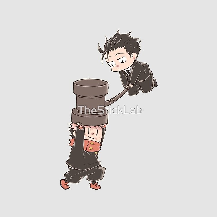 Retrial Of The Soul Higuruma And Itadori Jjk Tote Bag - Image 2