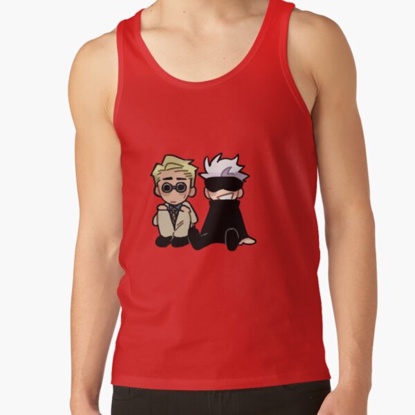 Mentor And Student Sitting Duo Chibi Tank Top - Image 4