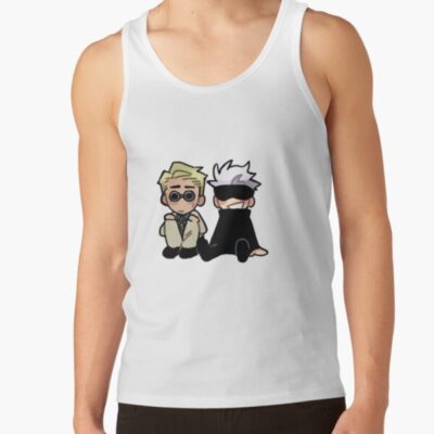Mentor And Student Sitting Duo Chibi Tank Top