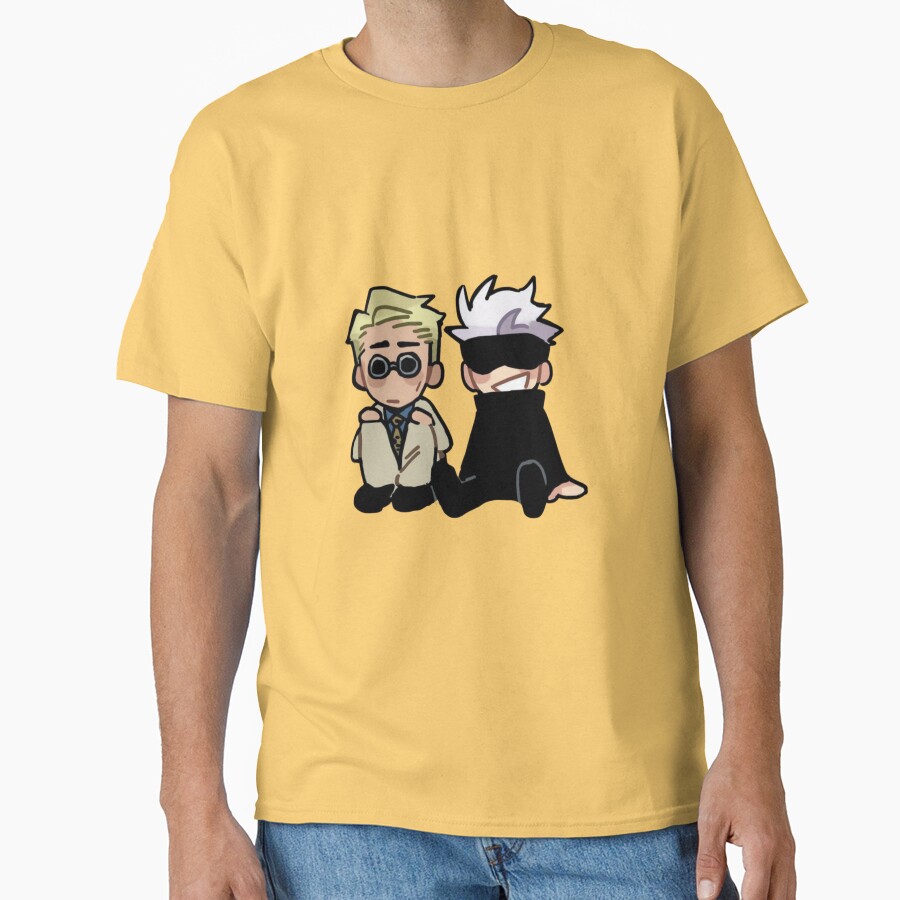 Mentor And Student Sitting Duo Chibi T-shirt - Image 6