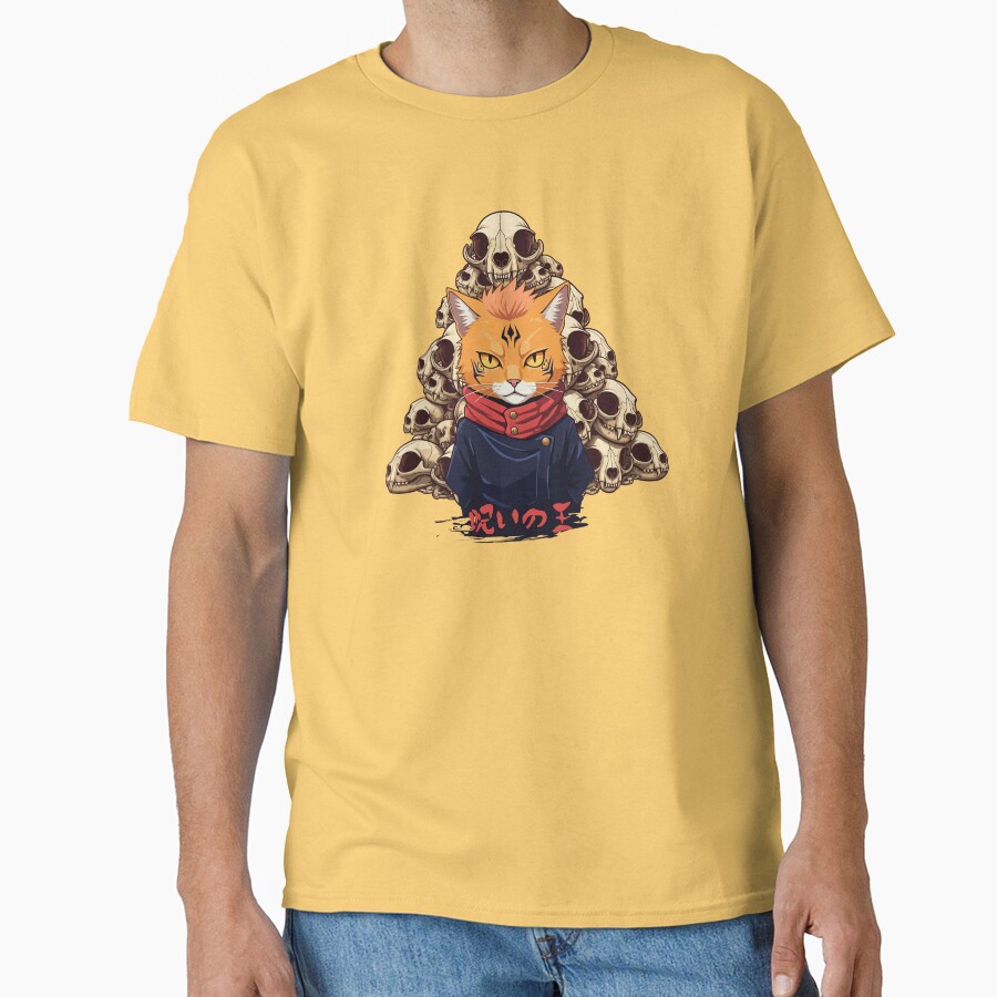Cursed Cat Jjk T-shirt - Image 6