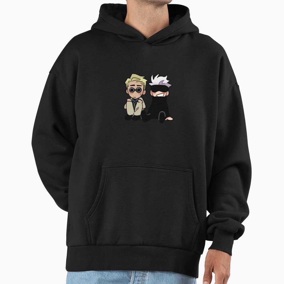 Mentor And Student Sitting Duo Chibi Hoodie - Image 2