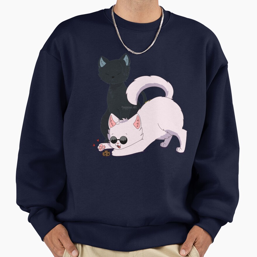 Gojo And Geto As Cats Sweatshirt - Image 5