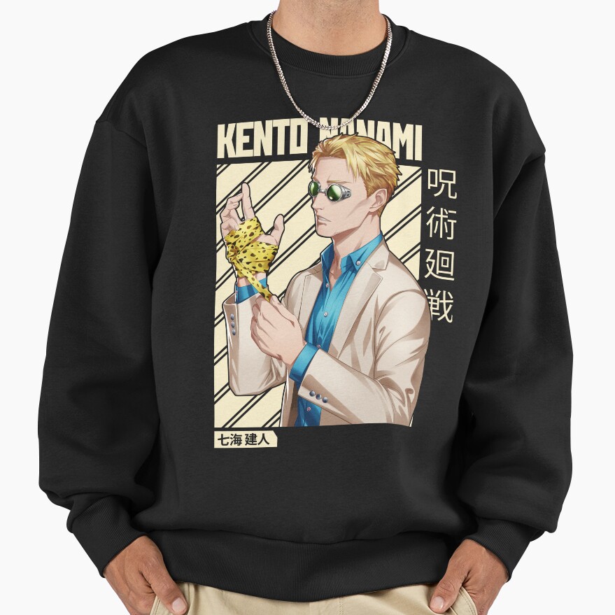 Kento Nanami Jujutsu Kaisen Nanami Kento Anime Manga Character Fan Sweatshirt