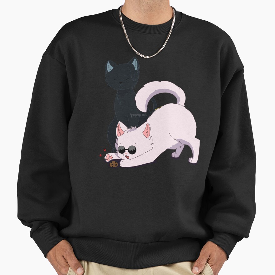 Gojo And Geto As Cats Sweatshirt - Image 3
