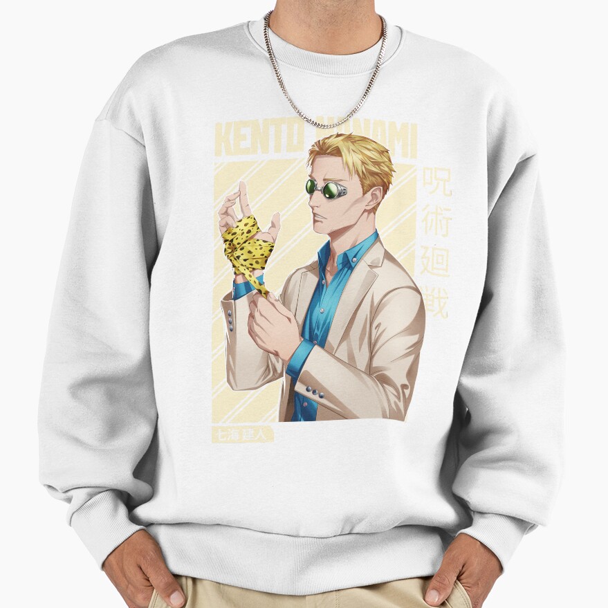 Kento Nanami Jujutsu Kaisen Nanami Kento Anime Manga Character Fan Sweatshirt - Image 2