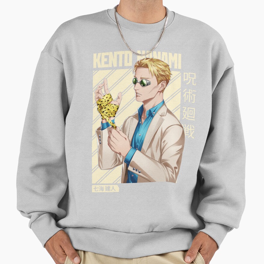 Kento Nanami Jujutsu Kaisen Nanami Kento Anime Manga Character Fan Sweatshirt - Image 4