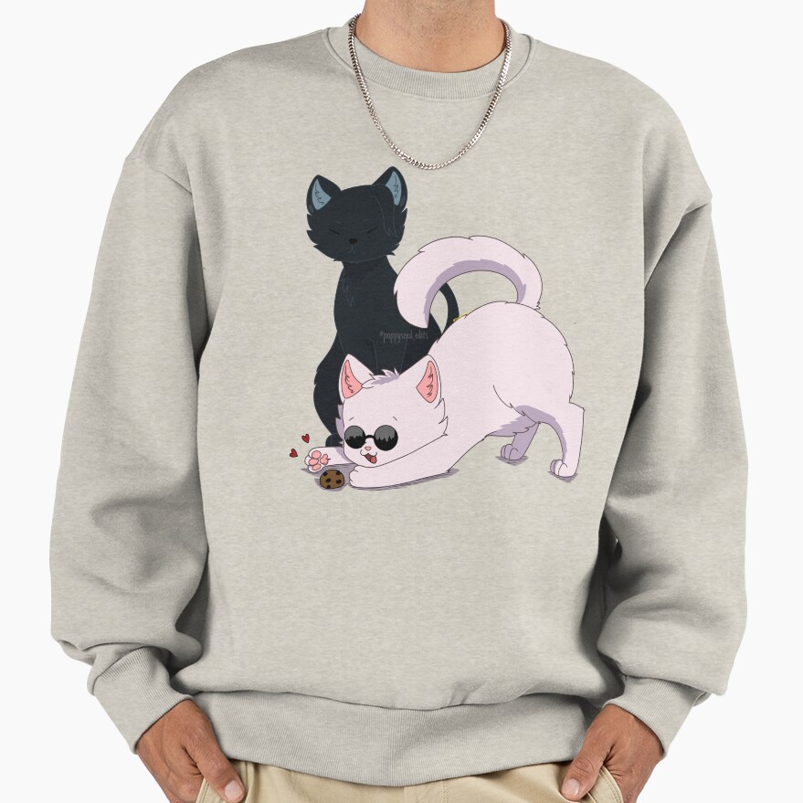 Gojo And Geto As Cats Sweatshirt - Image 4