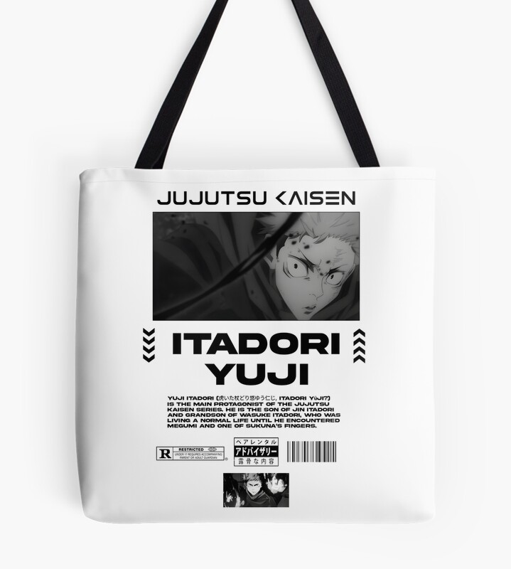 Itadori The Cursed Boy Tote Bag