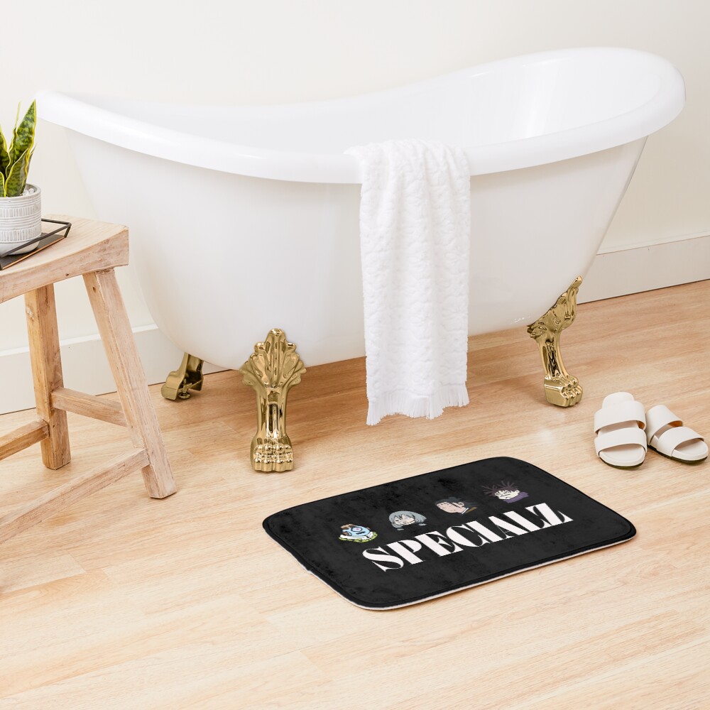 Specialz 2 Black And White Bath Mat - Image 2