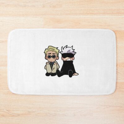 Mentor And Student Sitting Duo Chibi Bath Mat