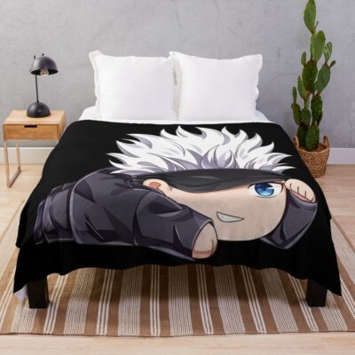 Mini Boss Gojo Throw Blanket