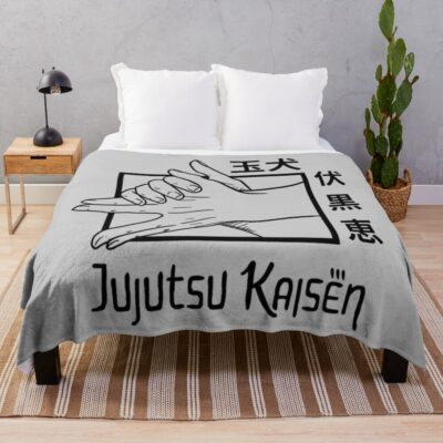 Vintage Emblem Throw Blanket