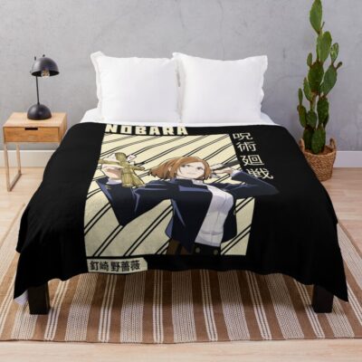 Nobara Jujutsu Kaisen Kugisaki Nobara Anime Fan Throw Blanket