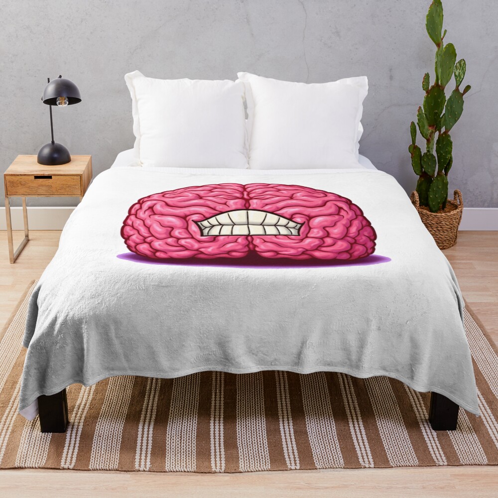 Suguru Geto Brain Icon Throw Blanket