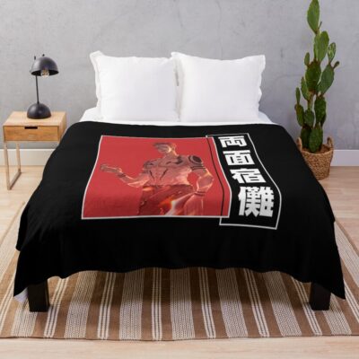 Ryomen Sukuna Jujutsu Kaisen Anime Manga Fan Throw Blanket