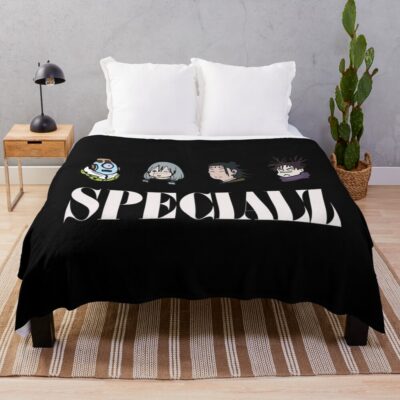 Specialz 2 Black And White Throw Blanket