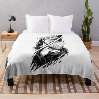 Gojo Ft Sukuna Throw Blanket