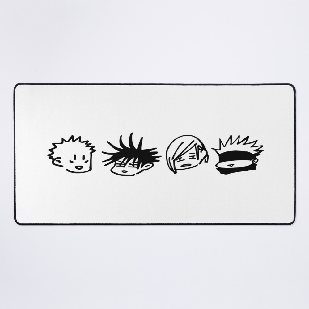 Chibi Faces Mouse Pad