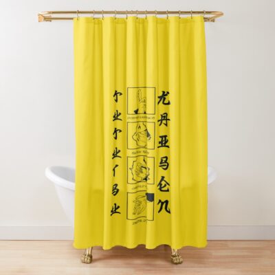 Cursed Techniques Shower Curtain