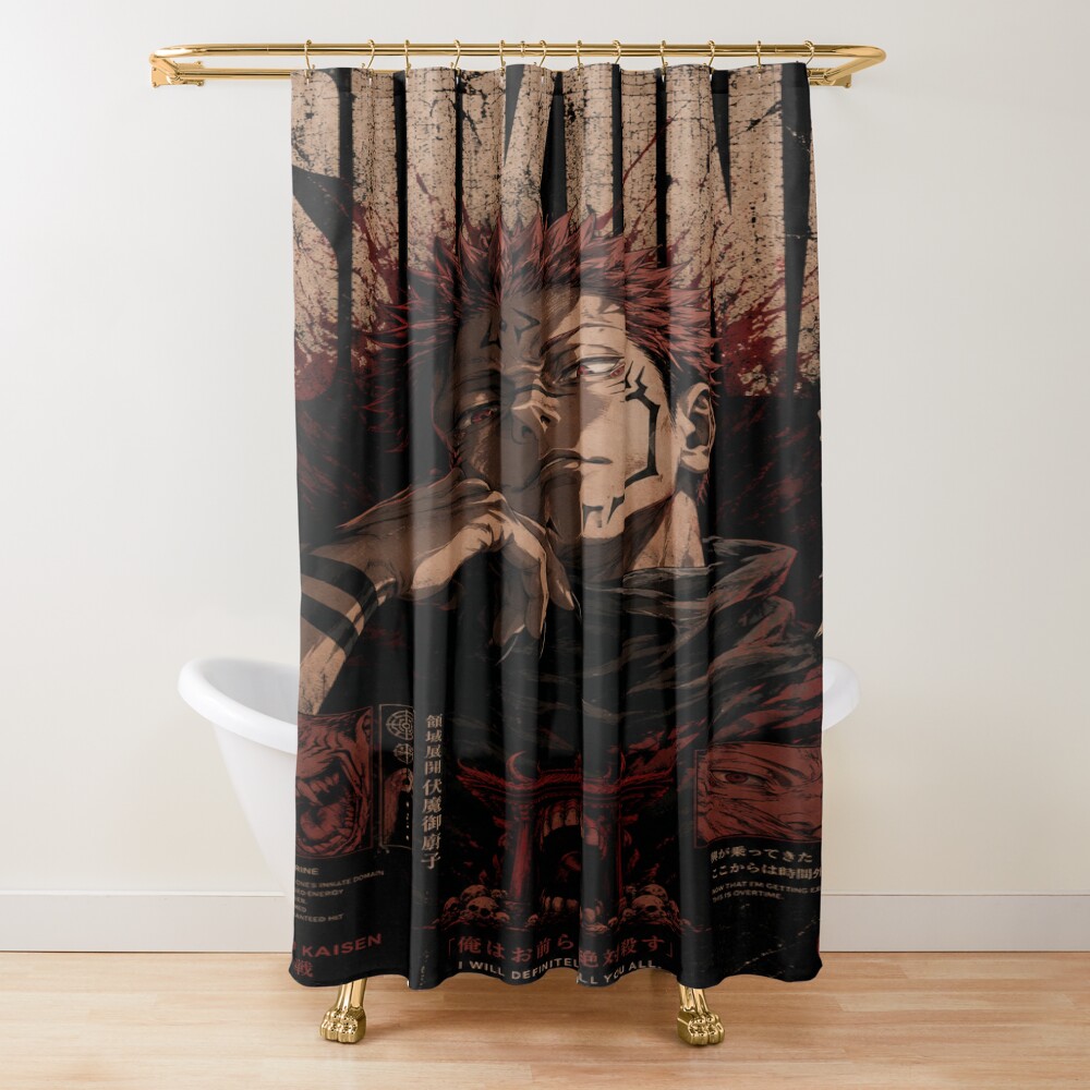 Ryumen Sukuna Shower Curtain