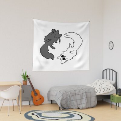 Friendship Cat Collab Tapestry