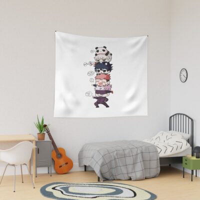 Chibis Stacked Tapestry