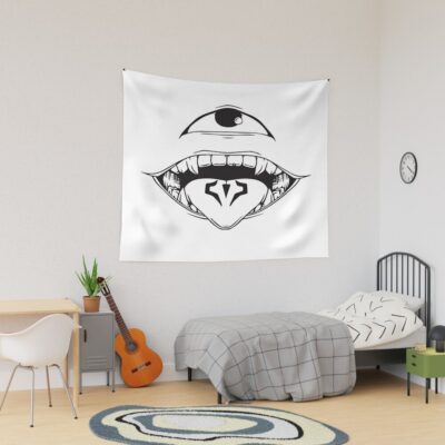 Mouth Face Tapestry