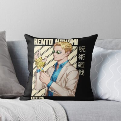 Kento Nanami Jujutsu Kaisen Nanami Kento Anime Manga Character Fan Throw Pillow