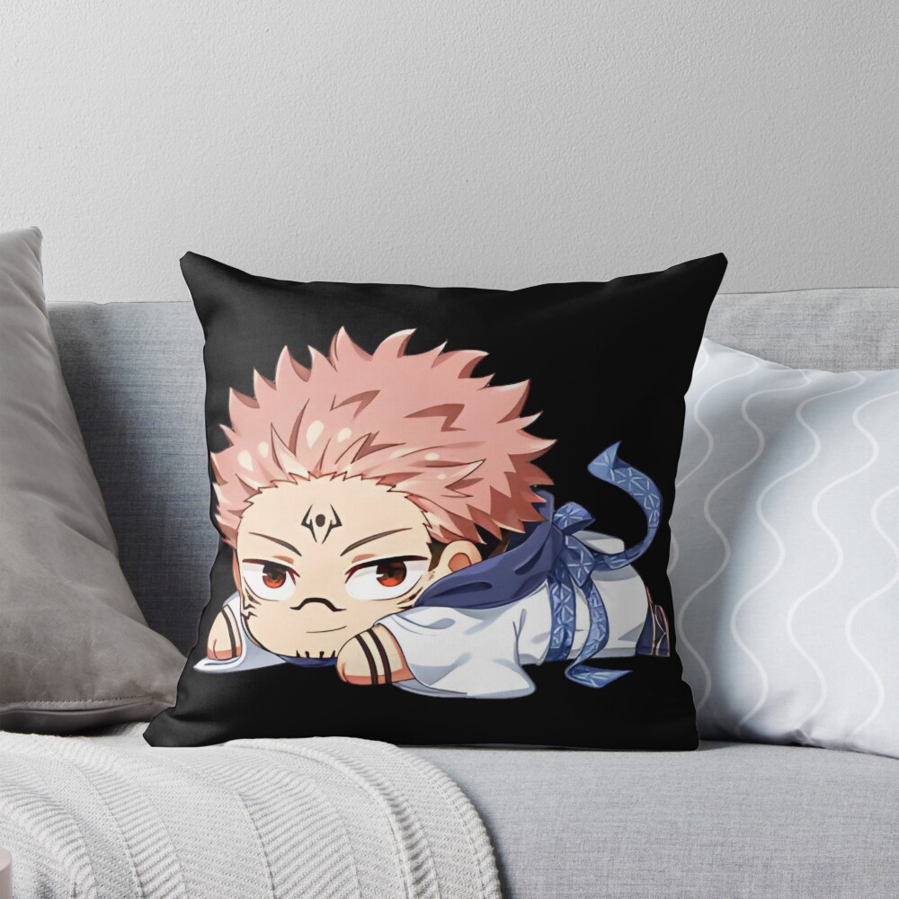 Mini Monster Chibi Throw Pillow