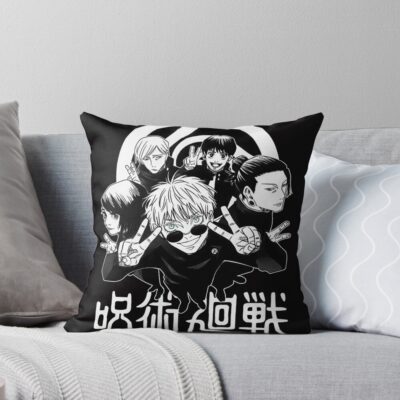 Sorcerers Standing Against Absolute Darkness Throw Pillow