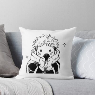 Yuji Itadori Fan Artwork Throw Pillow